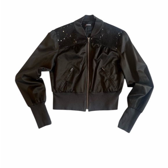 Morgan de Toi Jackets & Blazers - Morgan de Toi Black Sequin Jacket‎ – Size Small